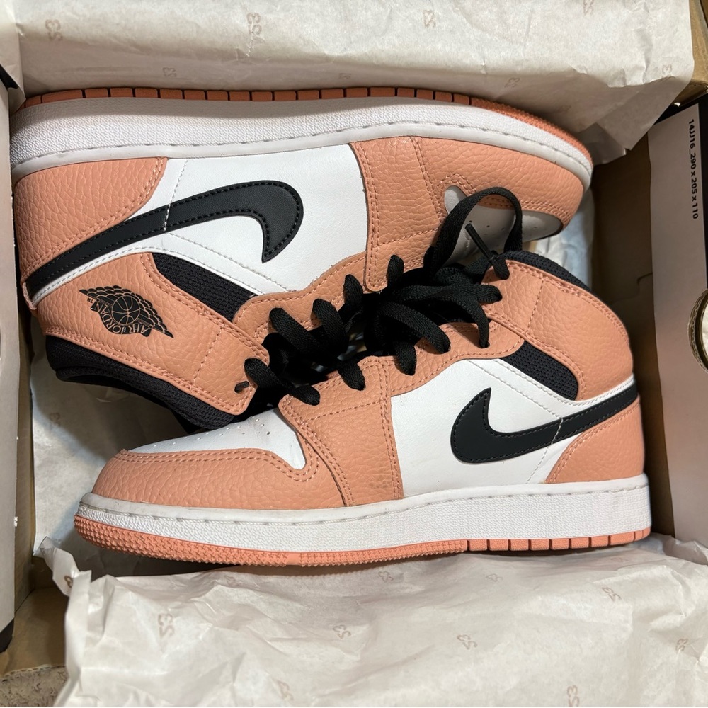 Air Jordan 1 Mid GS “Pink Quartz” - Original Box